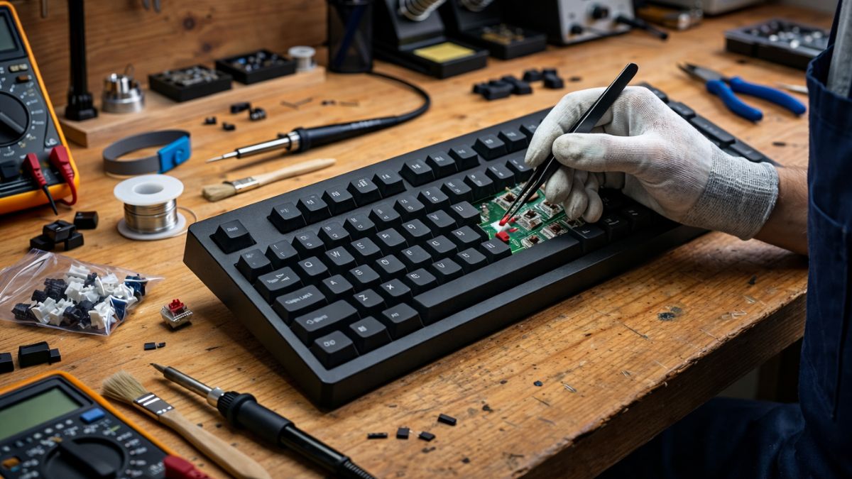 Bàn phím cơ bị liệt nút nguyên nhân do đâu? Cách sửa hiệu quả